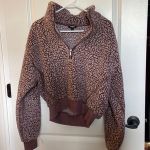 Express Sherpa Pullover
